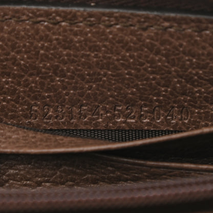 Gucci GG Supreme Monogram Web Ophidia Zip Around Wallet Brown 6 of 6
