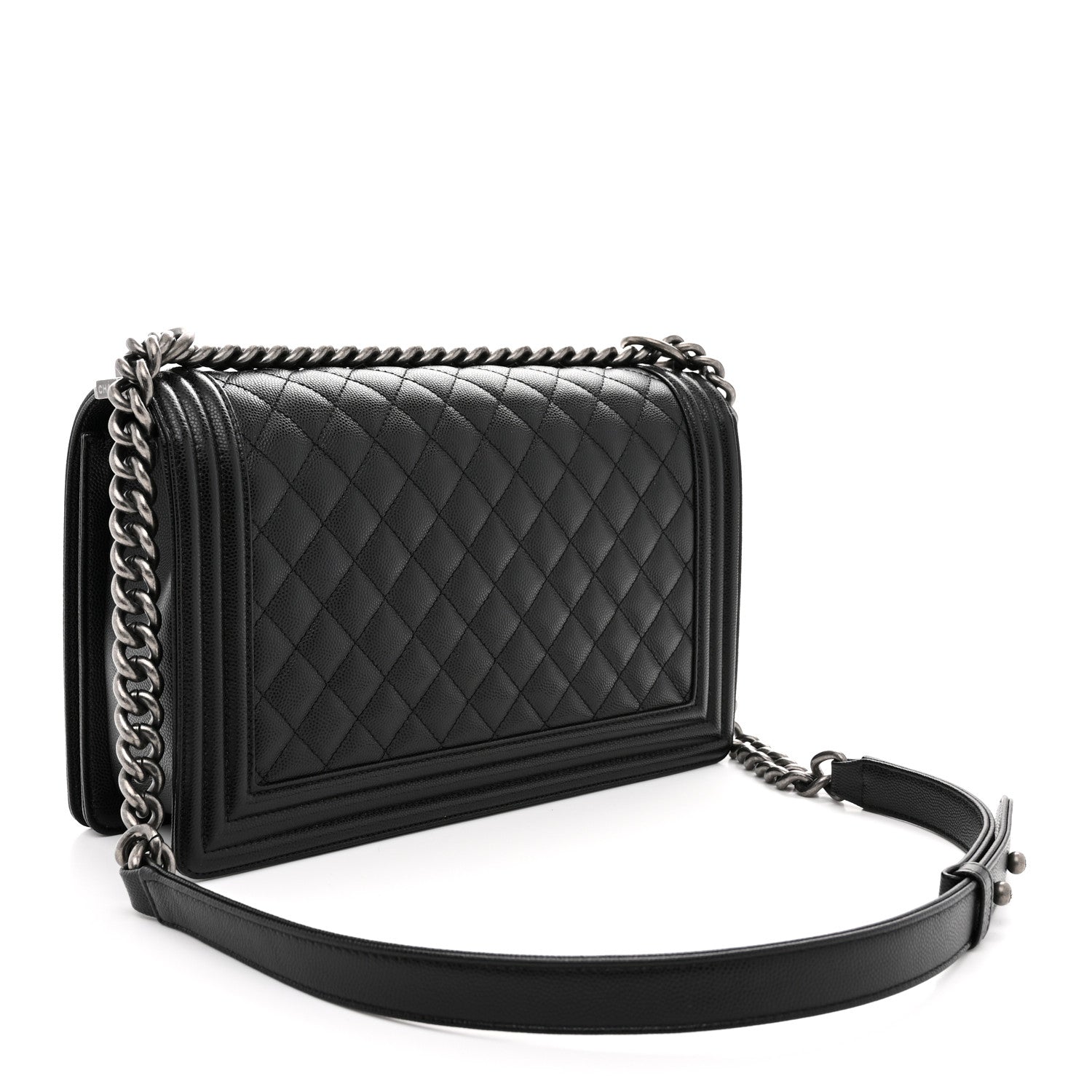 Chanel Caviar Quilted New Medium Boy Flap Black 3 of 11