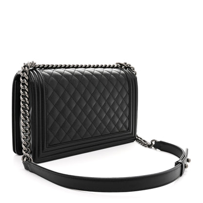Chanel Caviar Quilted New Medium Boy Flap Black 3 of 11