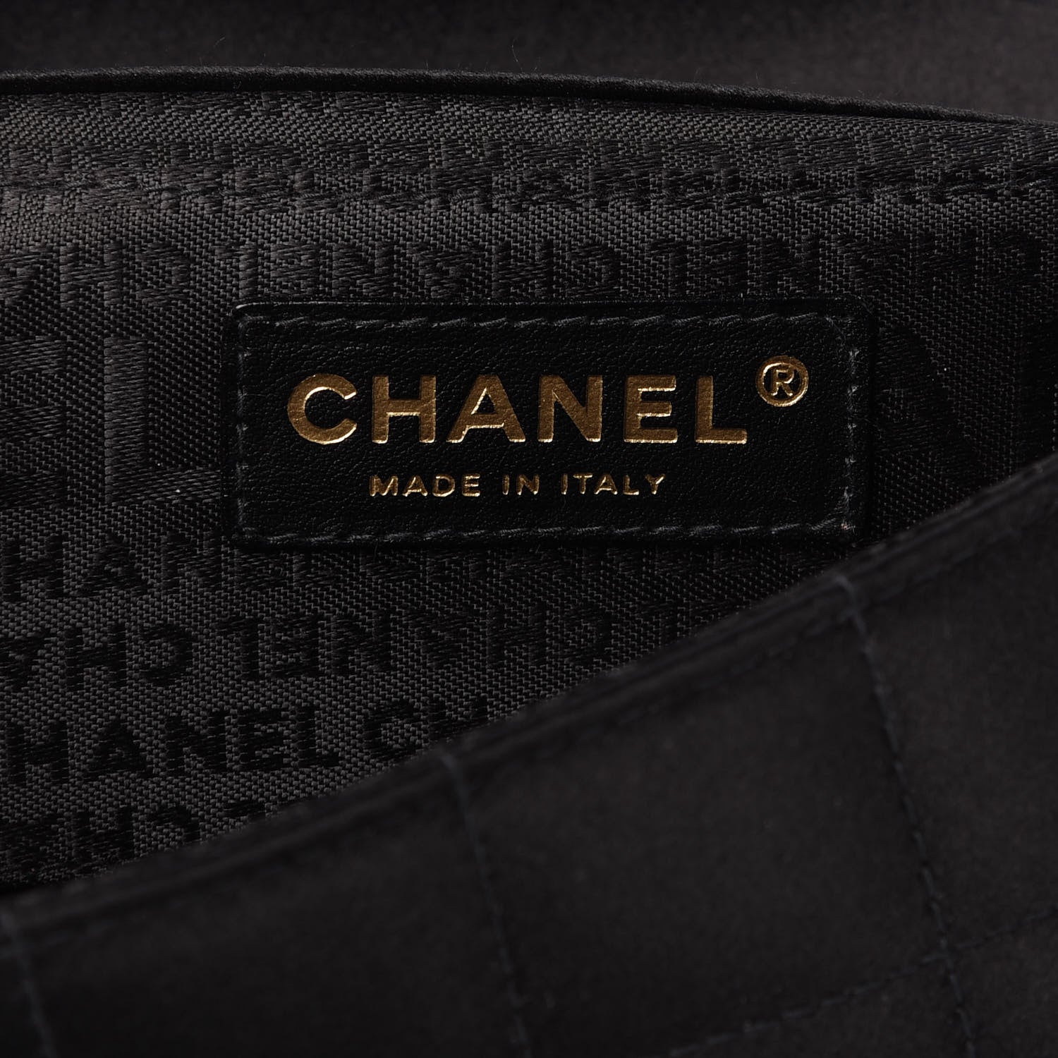Chanel Satin Chocolate Bar Quilted Camellia Rectangular Mini Flap Black 8 of 11
