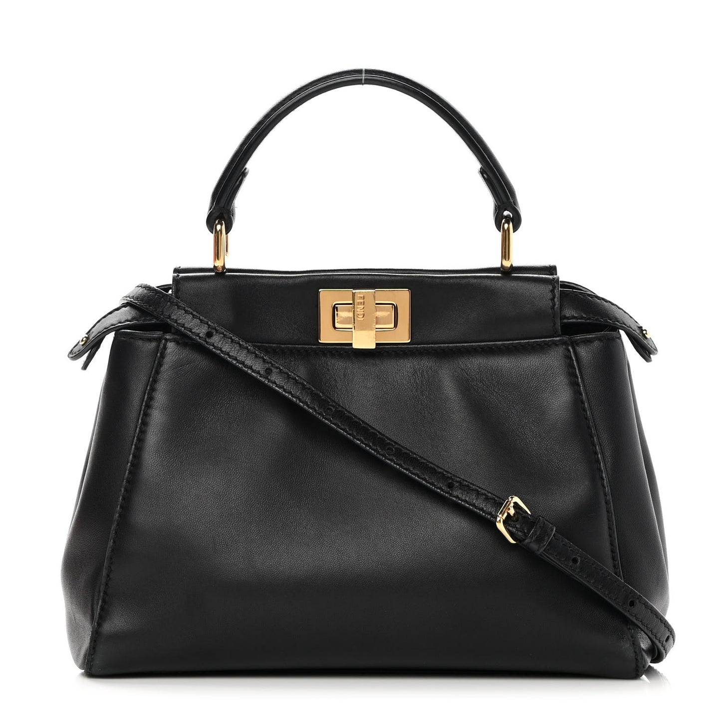 Nappa Mini Peekaboo Iconic Satchel Black