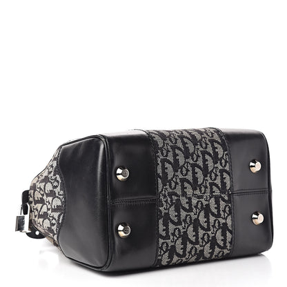 Christian Dior Monogram Boston Black 4 of 17