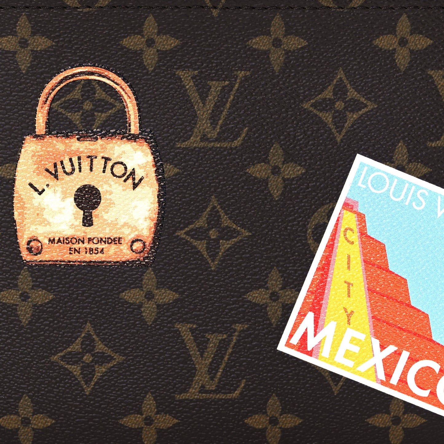Monogram World Tour Neverfull MM GM Pochette