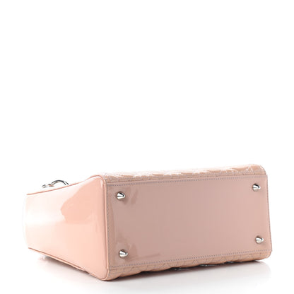 Christian Dior Patent Cannage Medium Lady Dior Light Pink 4 of 9