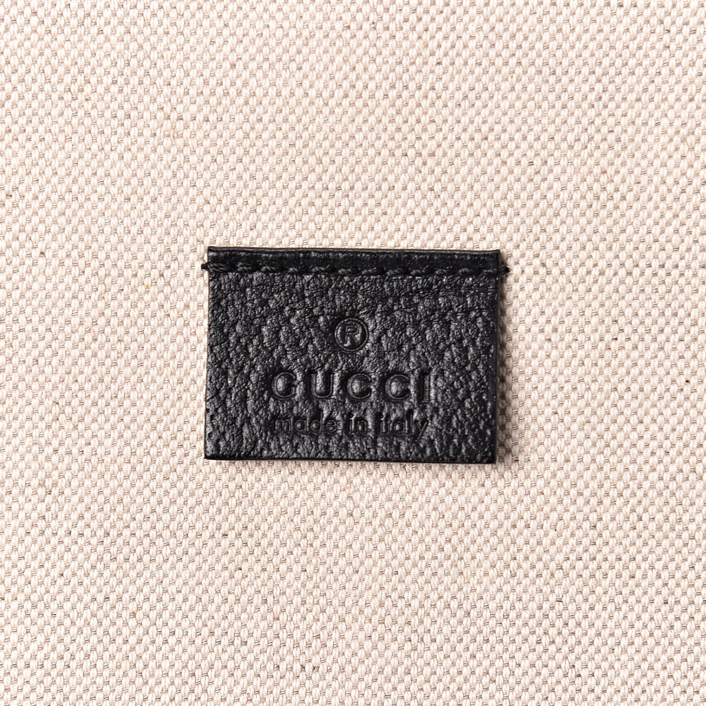 Patent Canvas Frame Logo Vertical Tote Black Crop