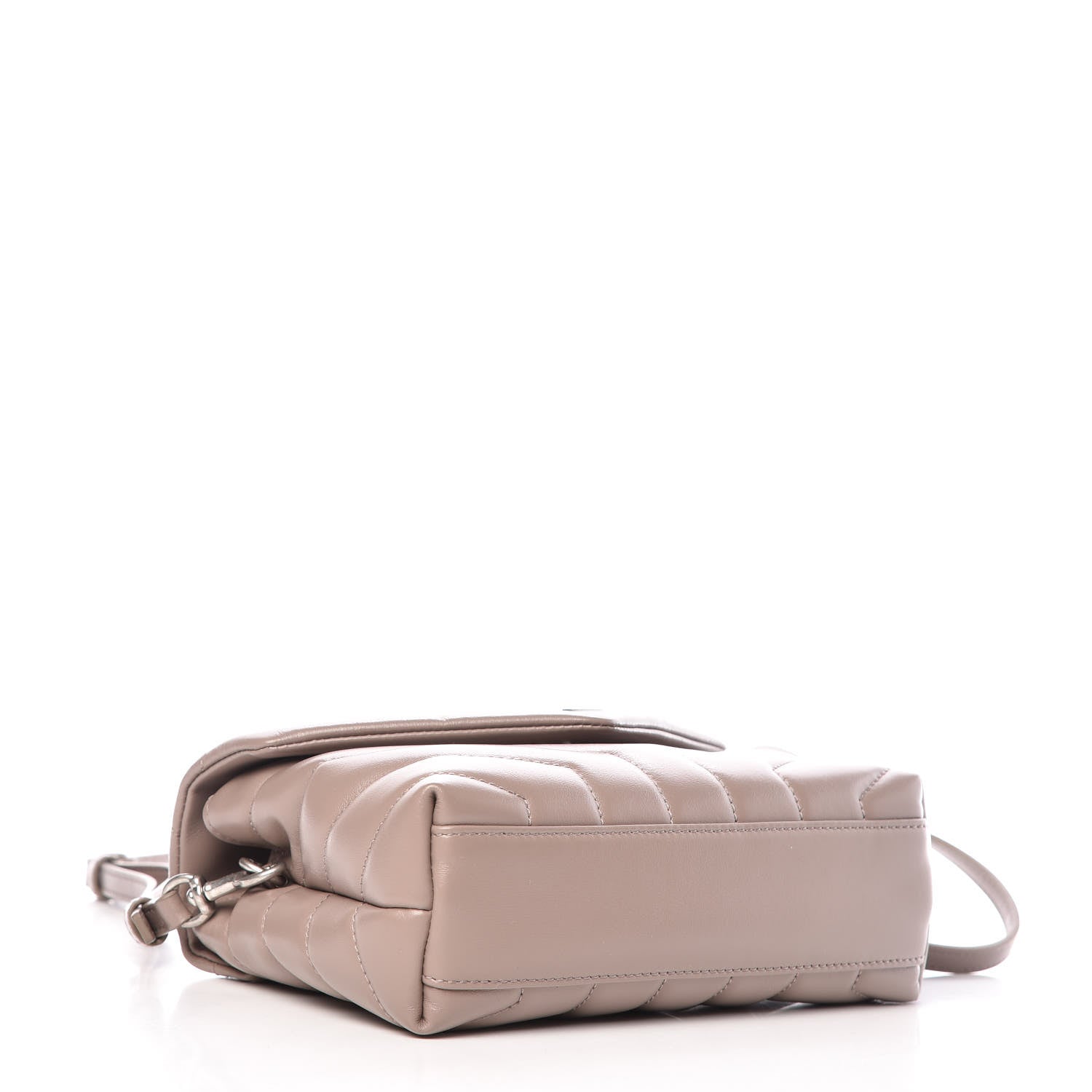 Saint Laurent Calfskin Y Quilted Monogram Toy Loulou Satchel Mink 4 of 9