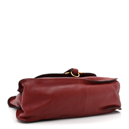 Chloe Calfskin Medium Marcie Satchel Garnet 4 of 13
