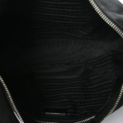 Prada Tessuto Nylon Hobo Black 4 of 9