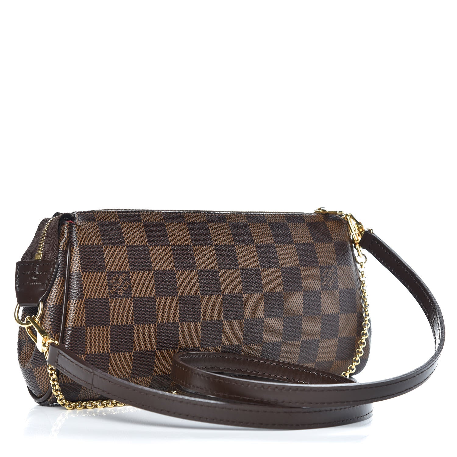 Louis Vuitton Damier Ebene Eva Clutch 3 of 12