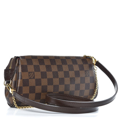 Louis Vuitton Damier Ebene Eva Clutch 3 of 12