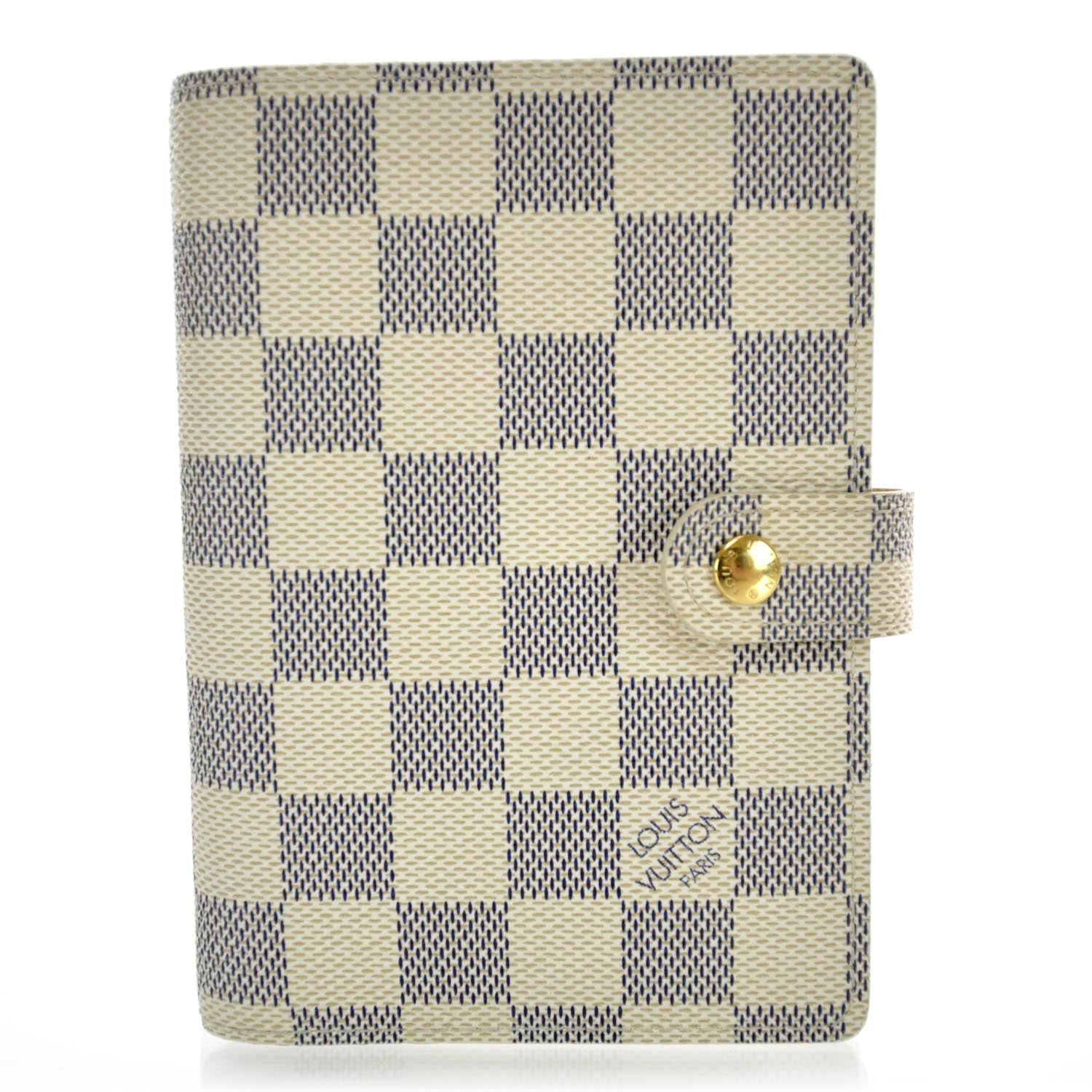 Louis Vuitton Damier Azur Small Ring Agenda Cover 1 of 7