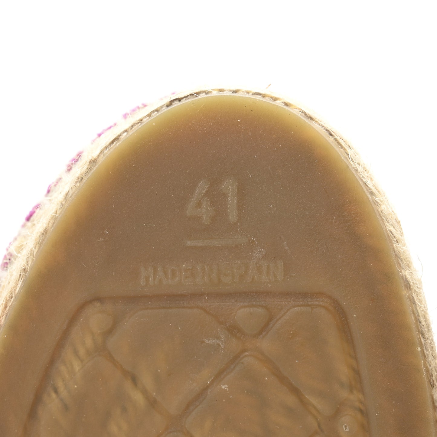 Toile Sequin CC Espadrilles 41 Pink Dark Pink