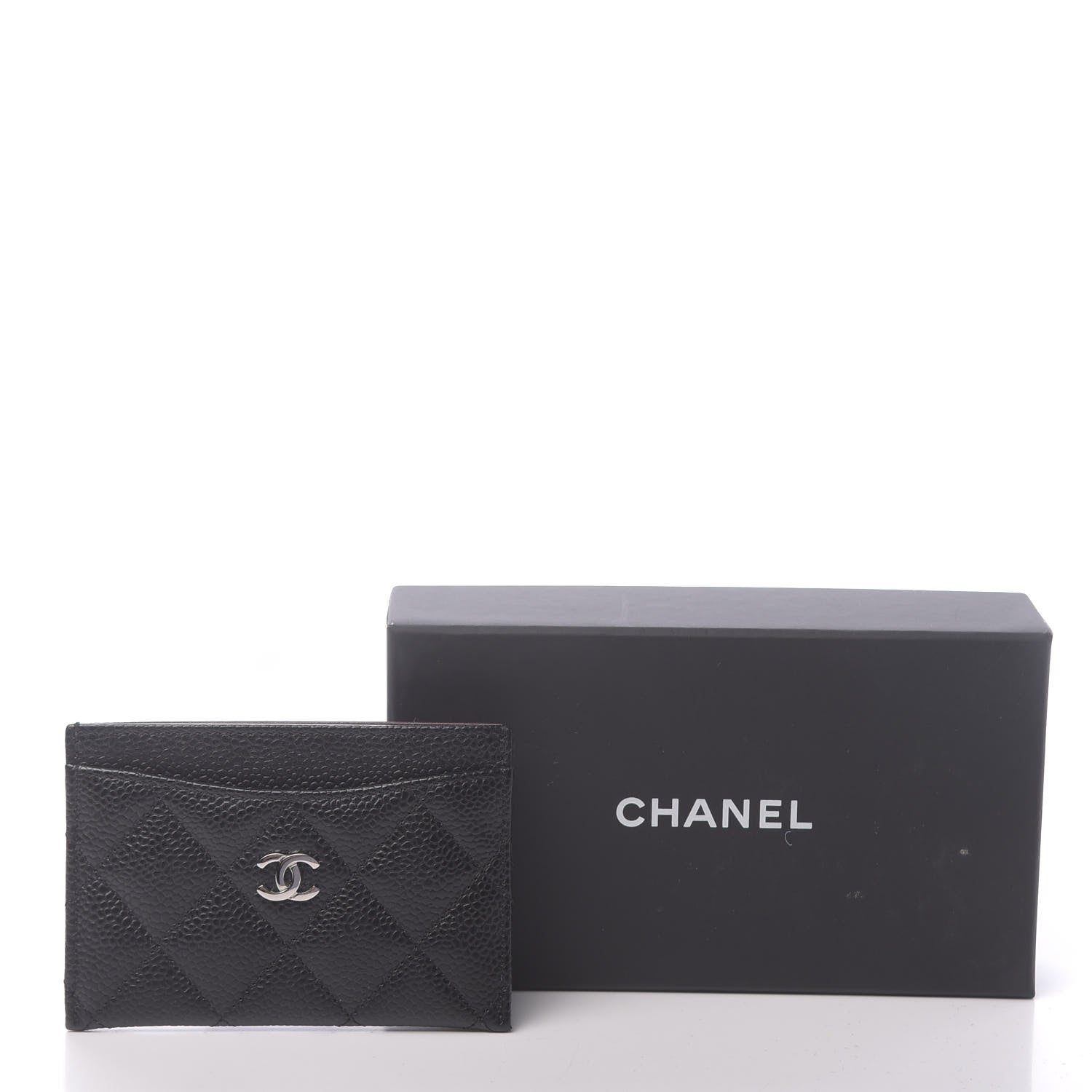 Chanel Caviar Quilted Card Holder Black 9 of 9