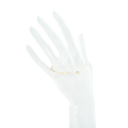 Gucci 18K Yellow Gold GG Running Cuff Bracelet 2 of 6