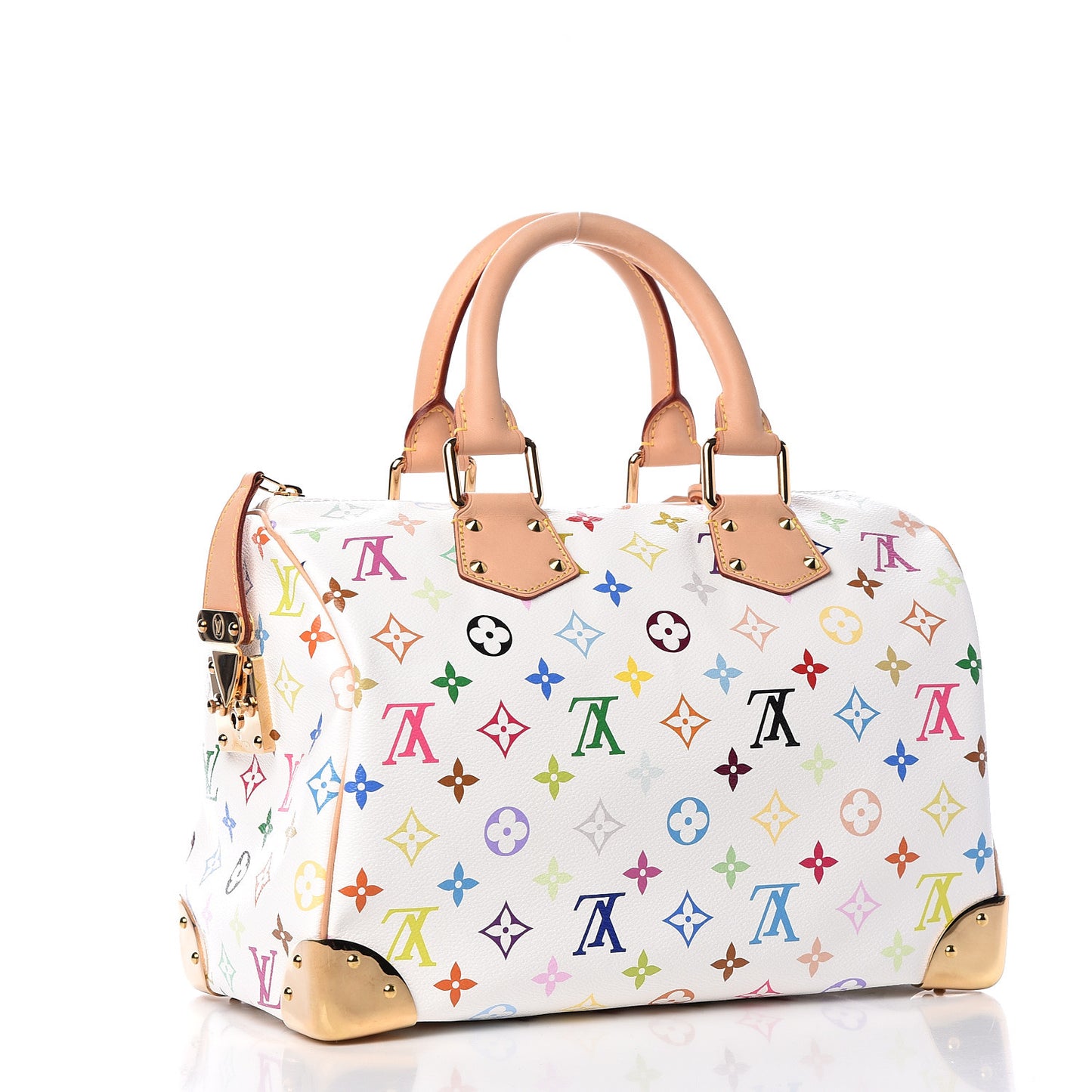 Monogram Multicolor Speedy 30 White