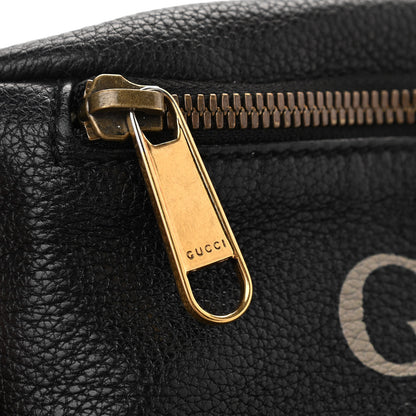 Gucci Grained Calfskin Small Logo Belt Bag Black 11 of 14