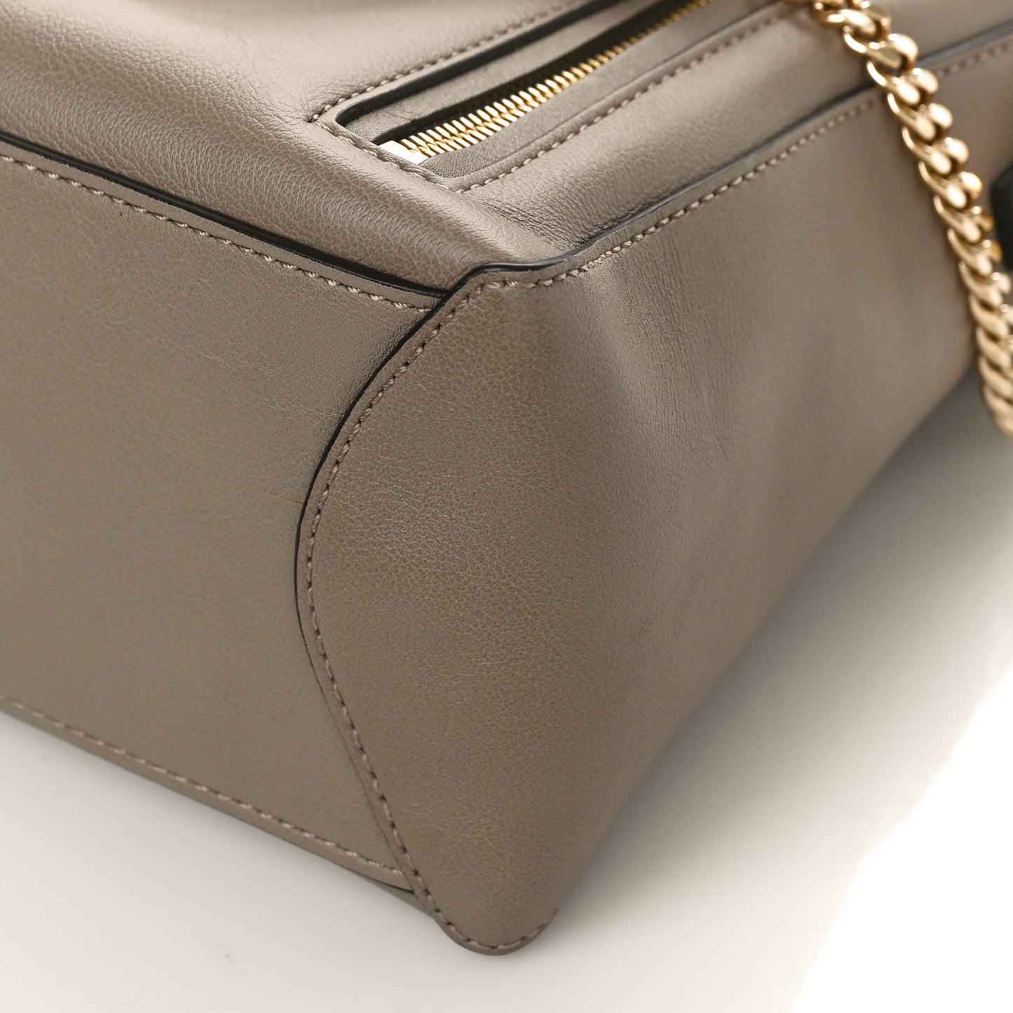 Calfskin Small Faye Day Shoulder Bag Motty Grey