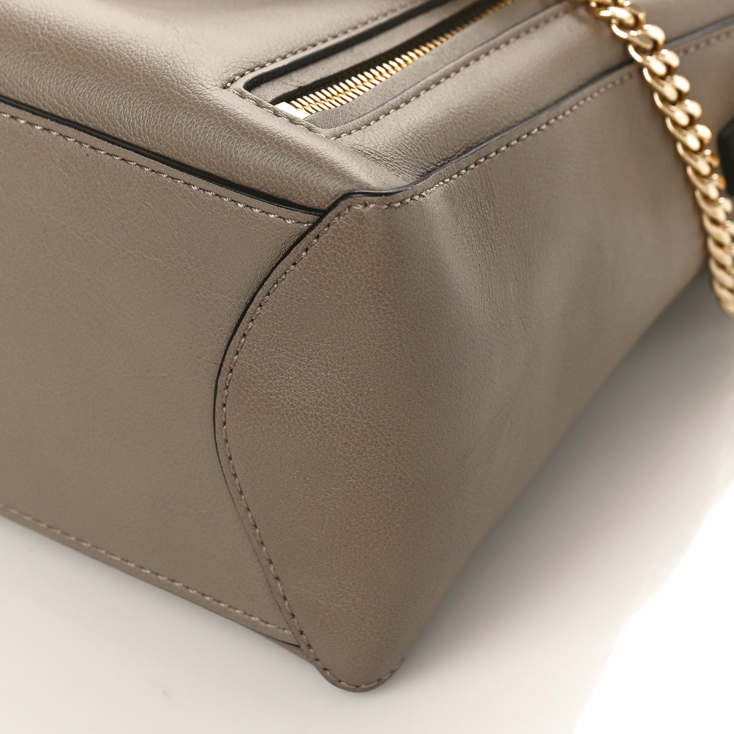 Chloe Calfskin Small Faye Day Shoulder Bag Motty Grey 8 of 8