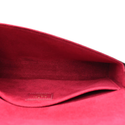 Louis Vuitton Monogram Pochette Felicie Chain Wallet Fuchsia 6 of 11
