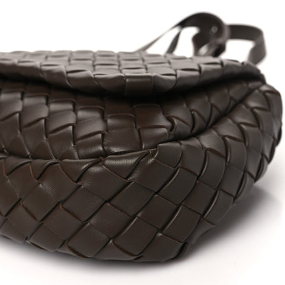 Bottega Veneta Nappa Intrecciato Small Cobble Messenger Bag Light Brown 10 of 11