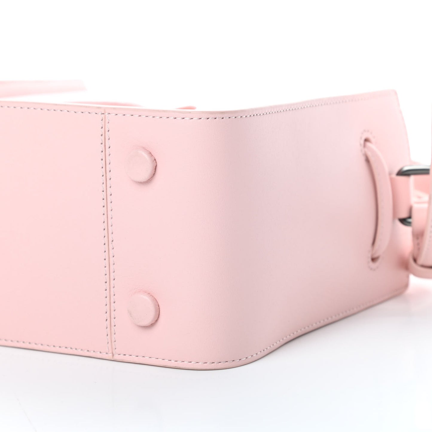Smooth Calfskin Mini Soleil Bucket Bag Light Pink