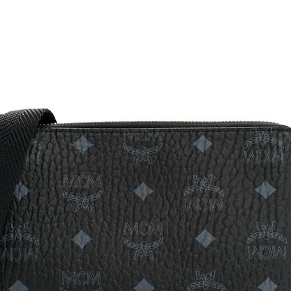 MCM Visetos Small Crossbody Pouch Black 9 of 12