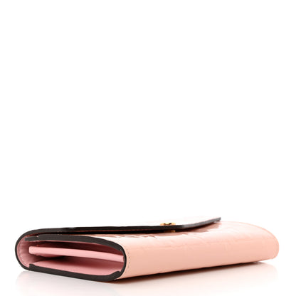 Louis Vuitton Vernis Sarah Compact Wallet Rose Ballerine 4 of 11