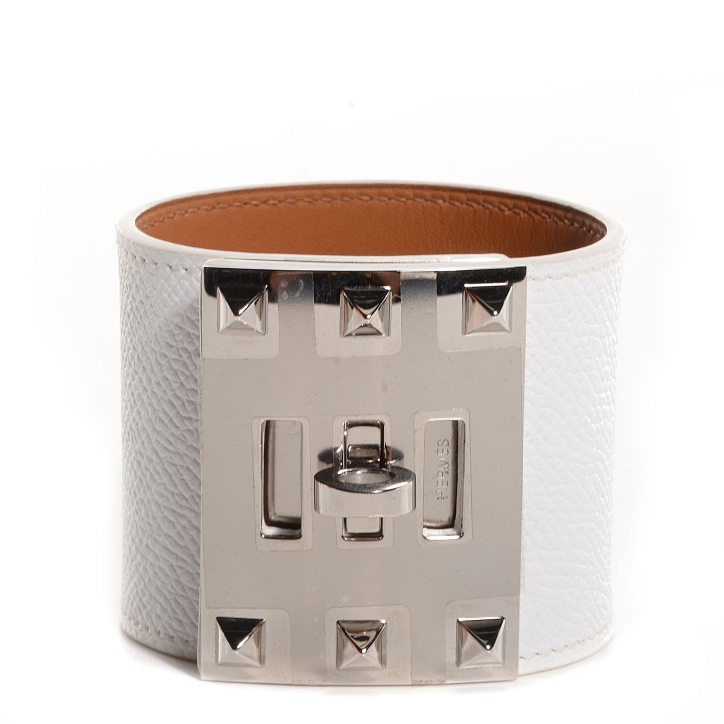 Epsom Extreme Kelly Bracelet Small White