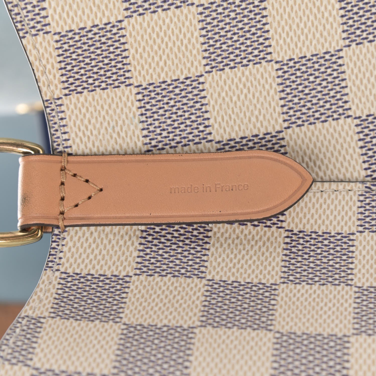 Louis Vuitton Damier Azur Braided Neonoe MM Blue 7 of 12