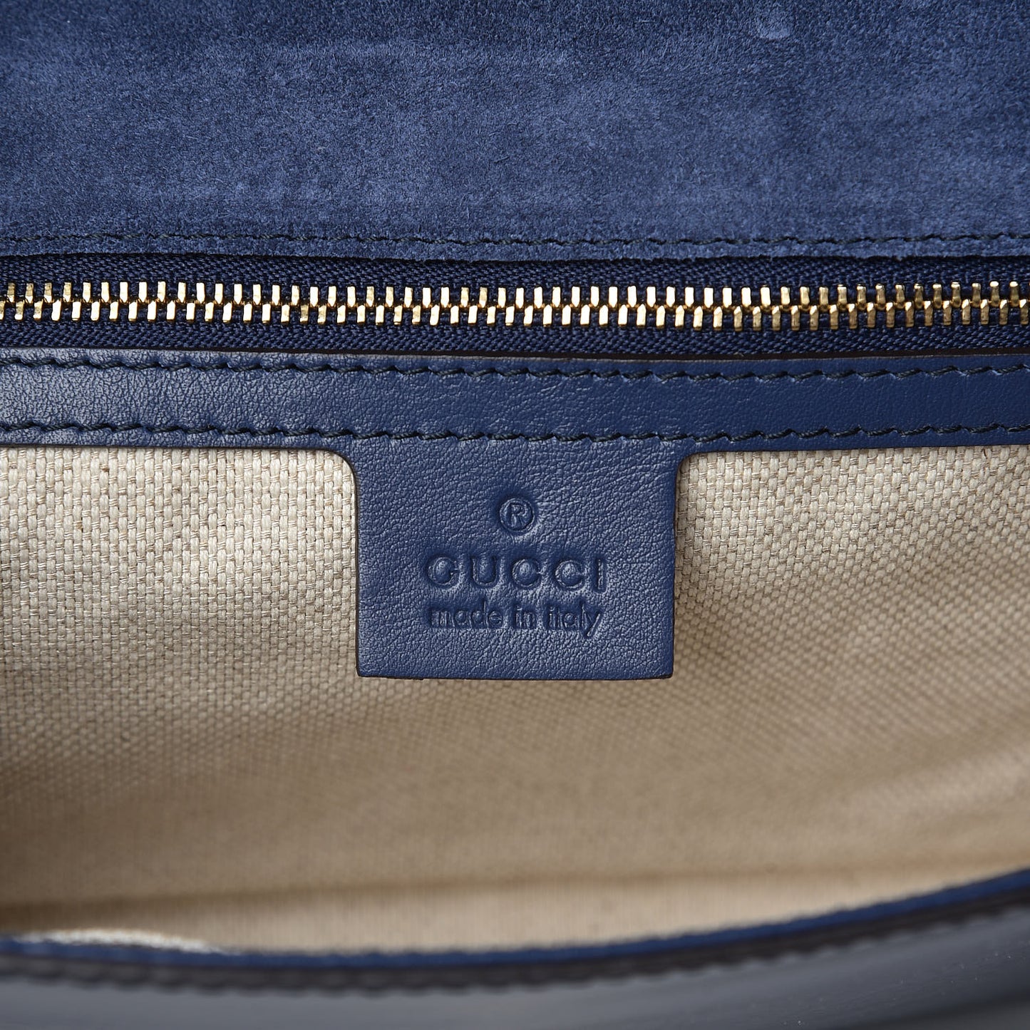 Soft Patent Medium Soho Clutch Uniform Blue