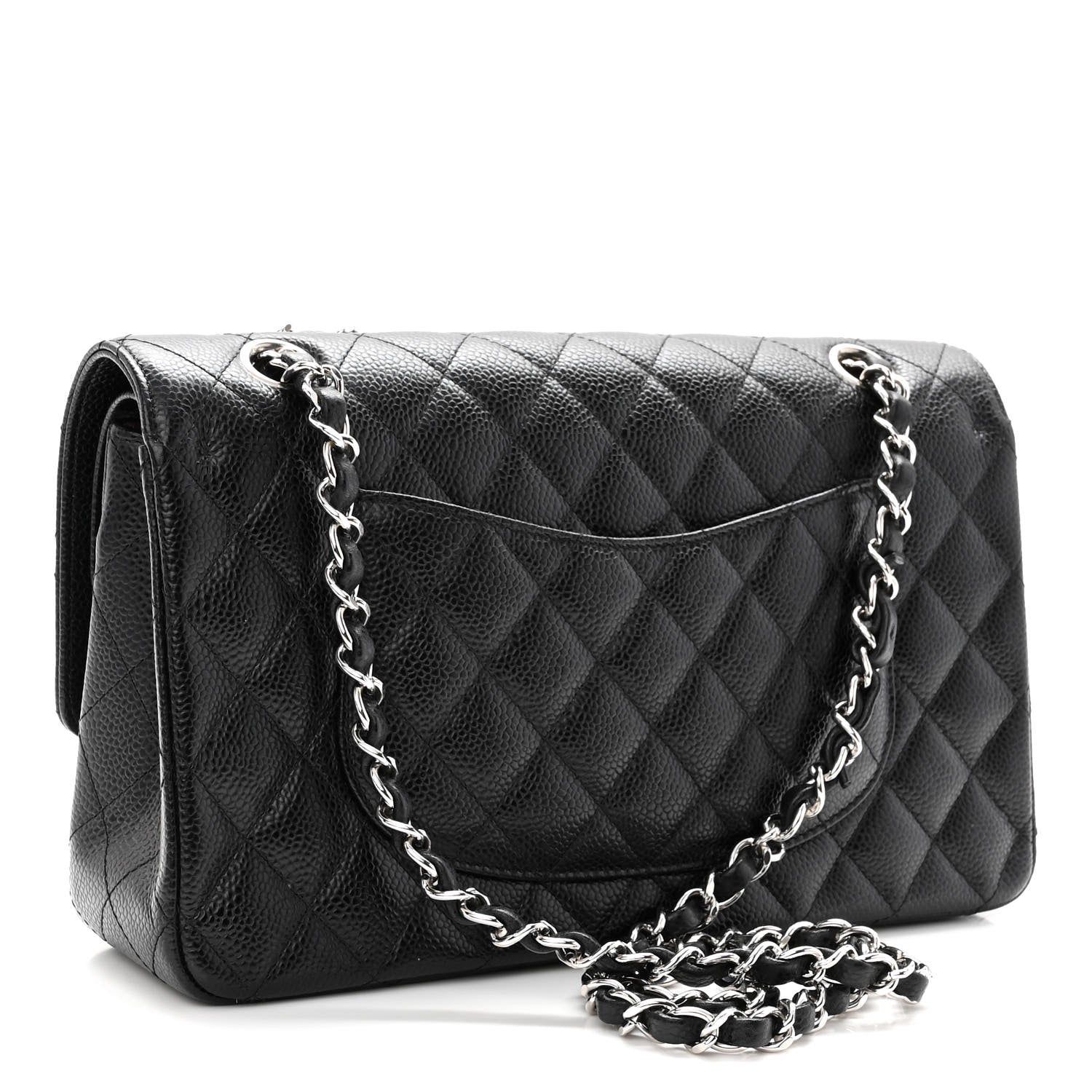 Chanel Caviar Quilted Medium Double Flap Black 3 of 10