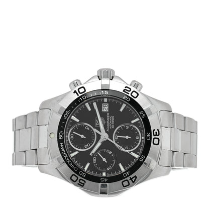 Tag Heuer Stainless Steel 41mm Aquaracer 300M Chronograph Automatic Watch Black CAF2110 2 of 4