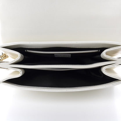 Versace Nappa Palazzo Sultan Shoulder Bag White 5 of 11