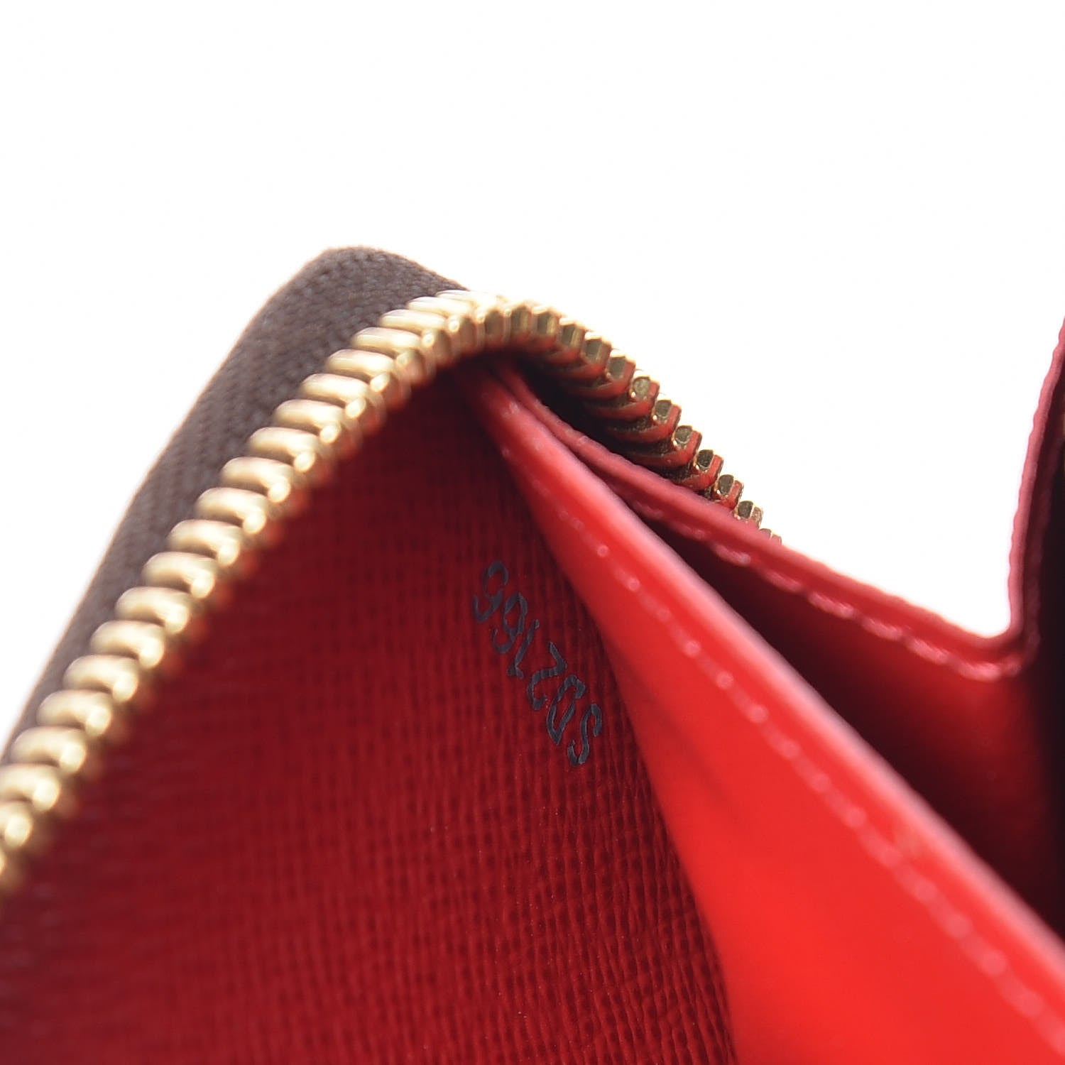Louis Vuitton Damier Ebene Clemence Wallet Cherry 9 of 9