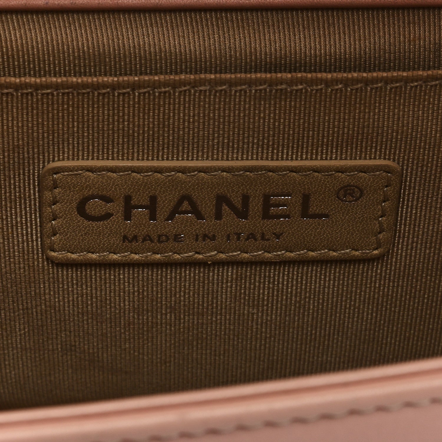 Chanel Patent Chevron Quilted Medium Boy Flap Pink 5 of 8