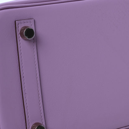 Hermes Swift Birkin 25 Mauve Sylvestre 16 of 19