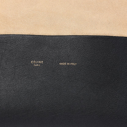 Celine Calfskin Suede All Soft Shoulder Bag Blue Lavender 5 of 8