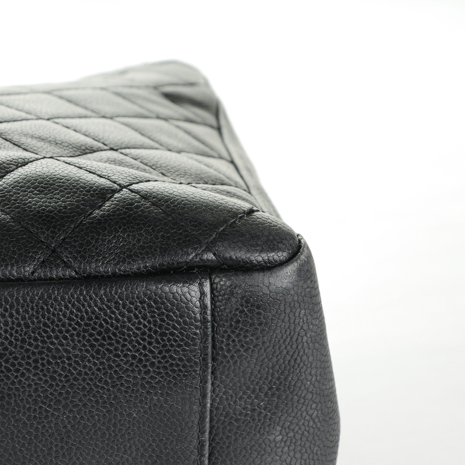 Chanel Caviar Quilted Grand Shopping Tote GST Black 10 of 17