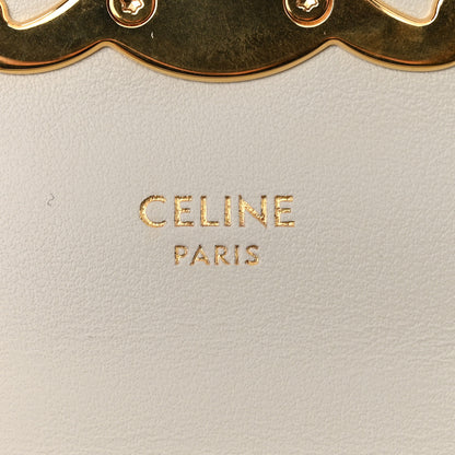 Celine Shiny Calfskin Mini Triomphe Chalk 5 of 10
