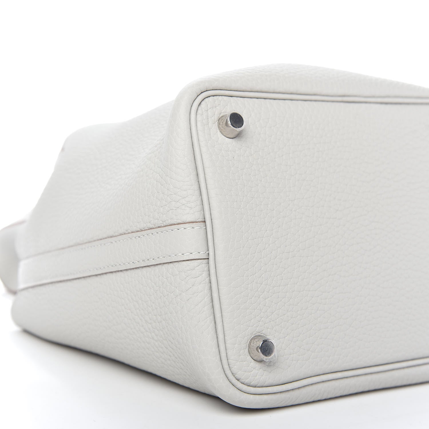 Hermes Taurillon Clemence Picotin Lock 18 PM Gris Perle 6 of 10