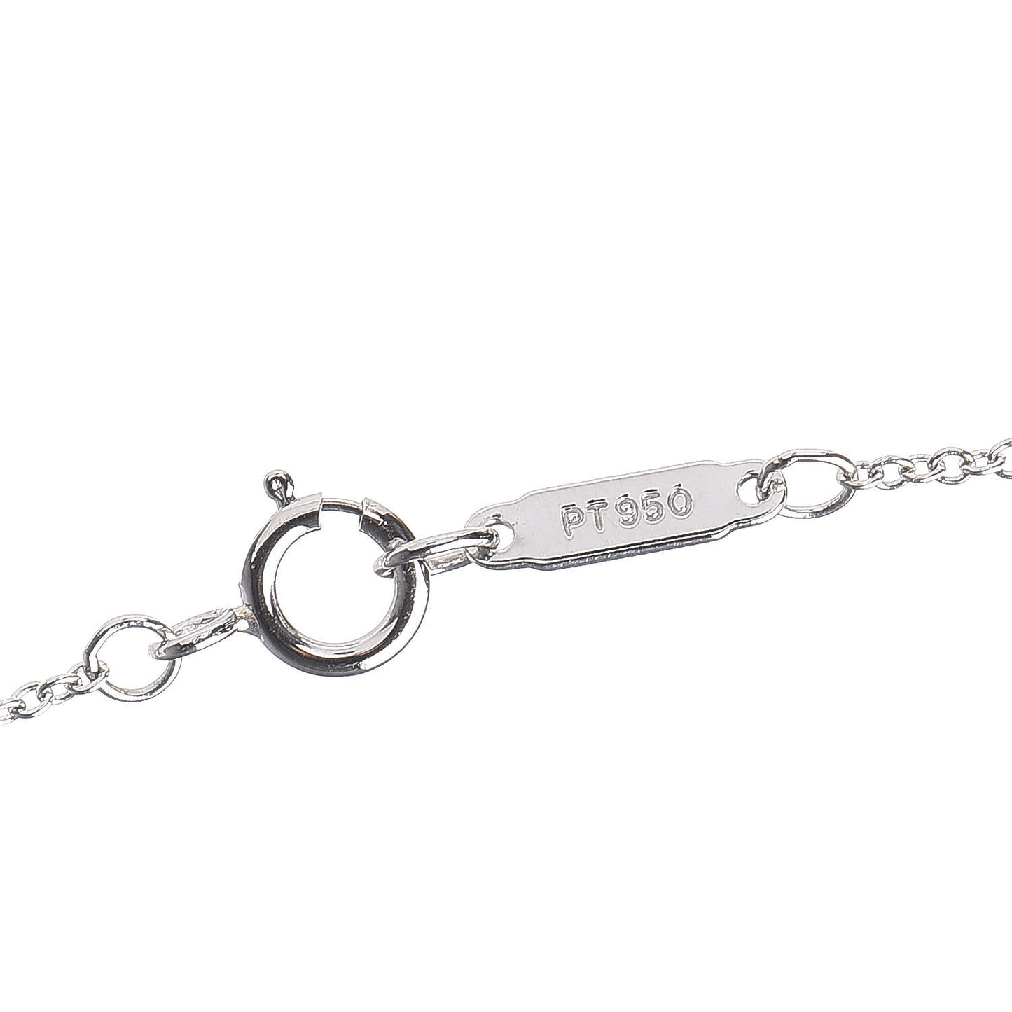 Platinum Diamond Small Heart Pendant Necklace