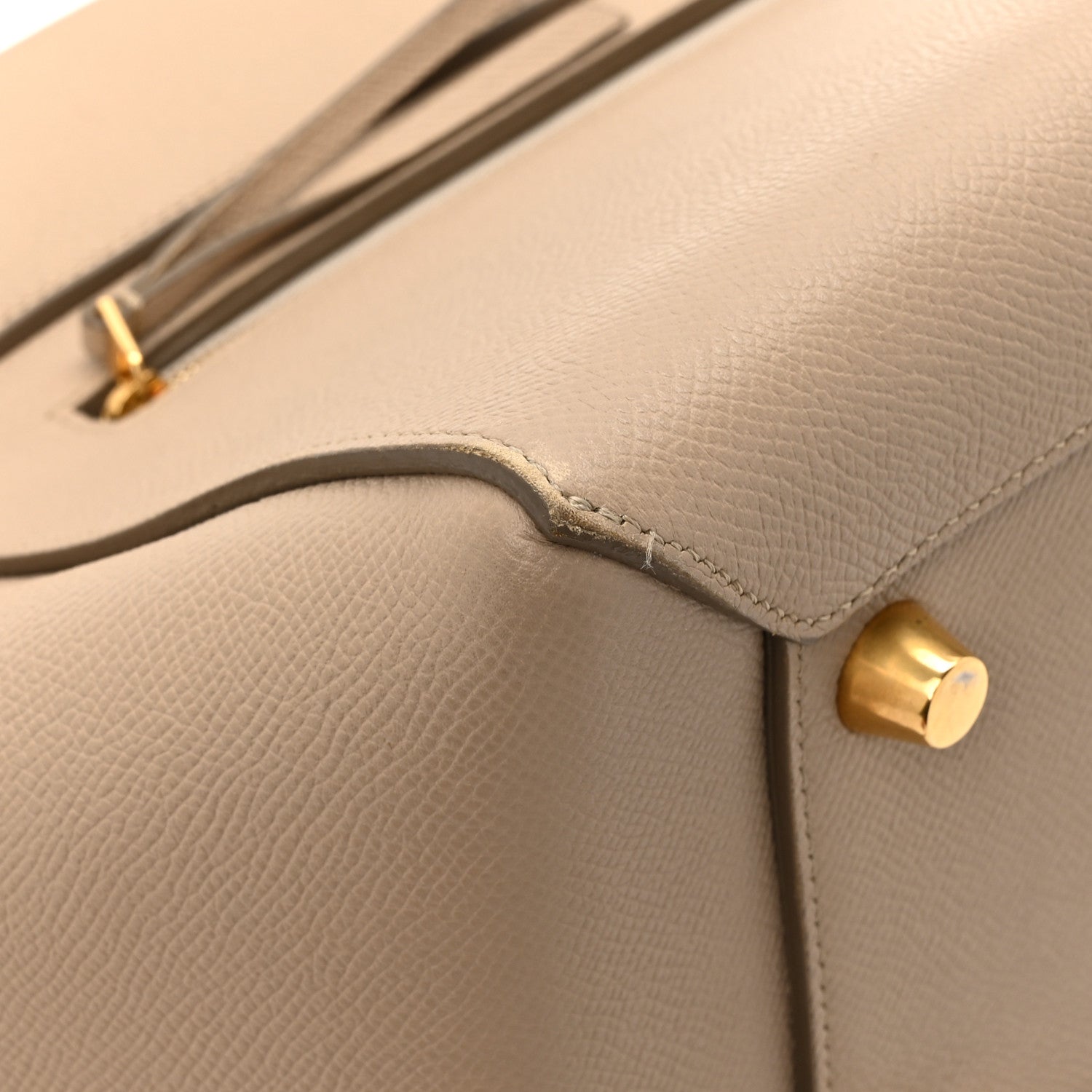 Celine Grained Calfskin Mini Belt Bag Light Taupe 11 of 12