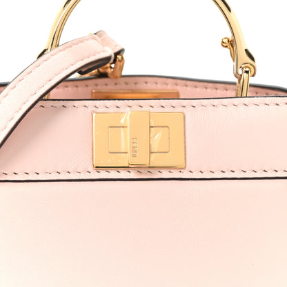 Fendi Shiny Nappa Nano Peekaboo Maxi Handle Satchel Rosa Confetto 6 of 8