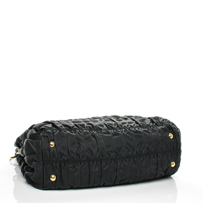 Prada Tessuto Nylon Gaufre Tote Nero Black 4 of 11