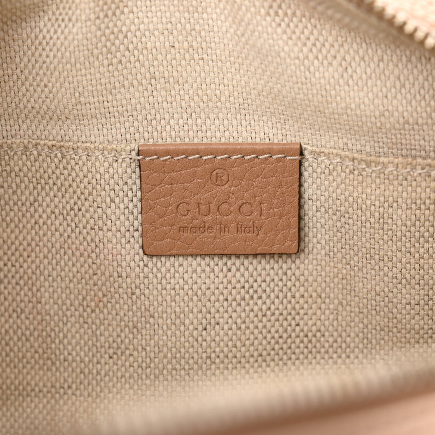 Pebbled Calfskin Small Soho Disco Bag Camelia