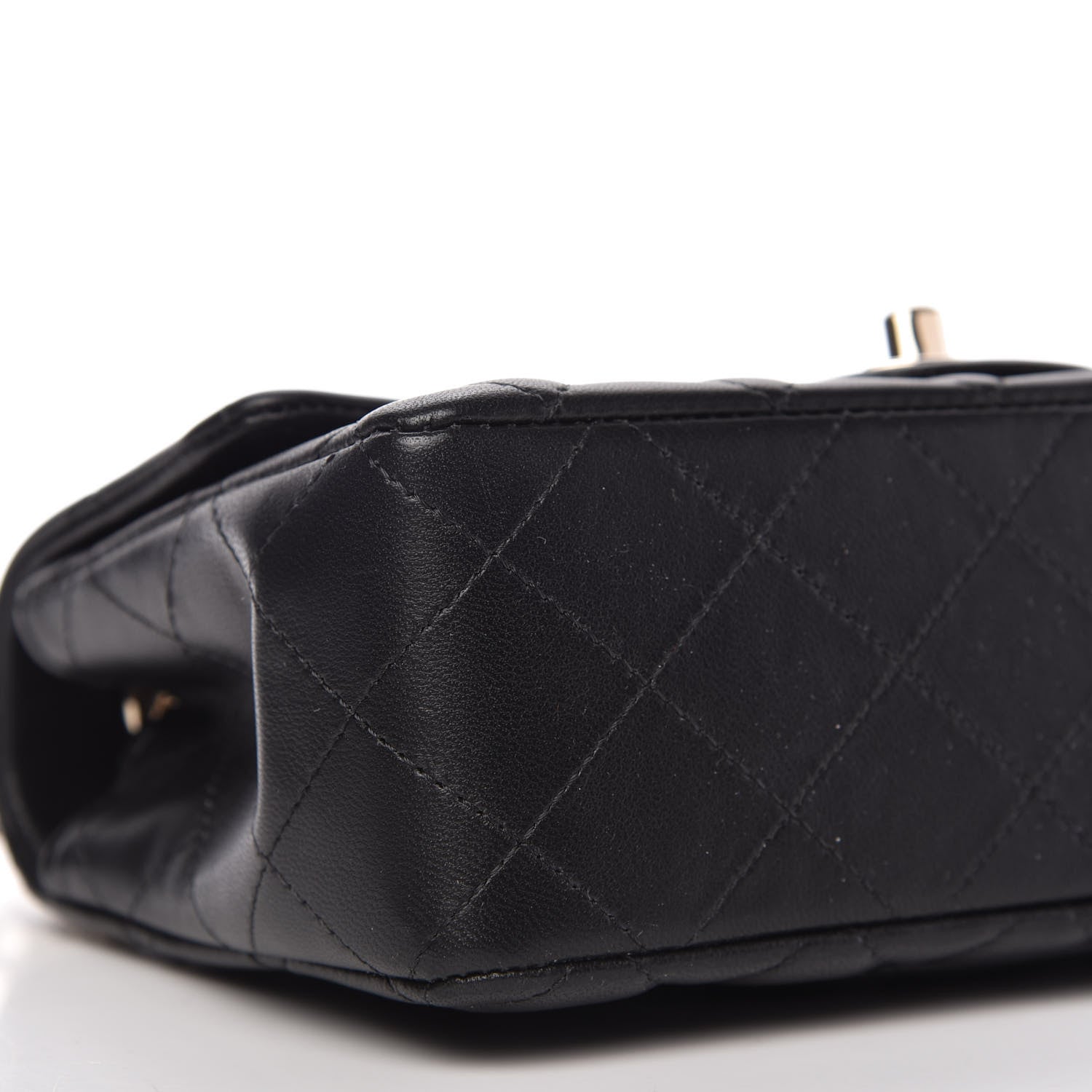 Chanel Lambskin Quilted Mini Coco Charms Rectangular Flap Black 6 of 11