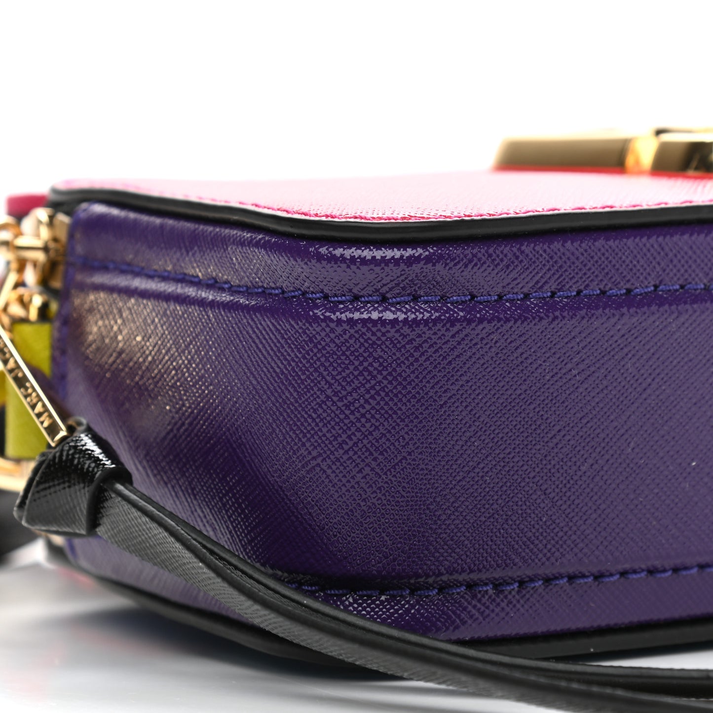 Saffiano Small Snapshot Camera Bag Red Multicolor