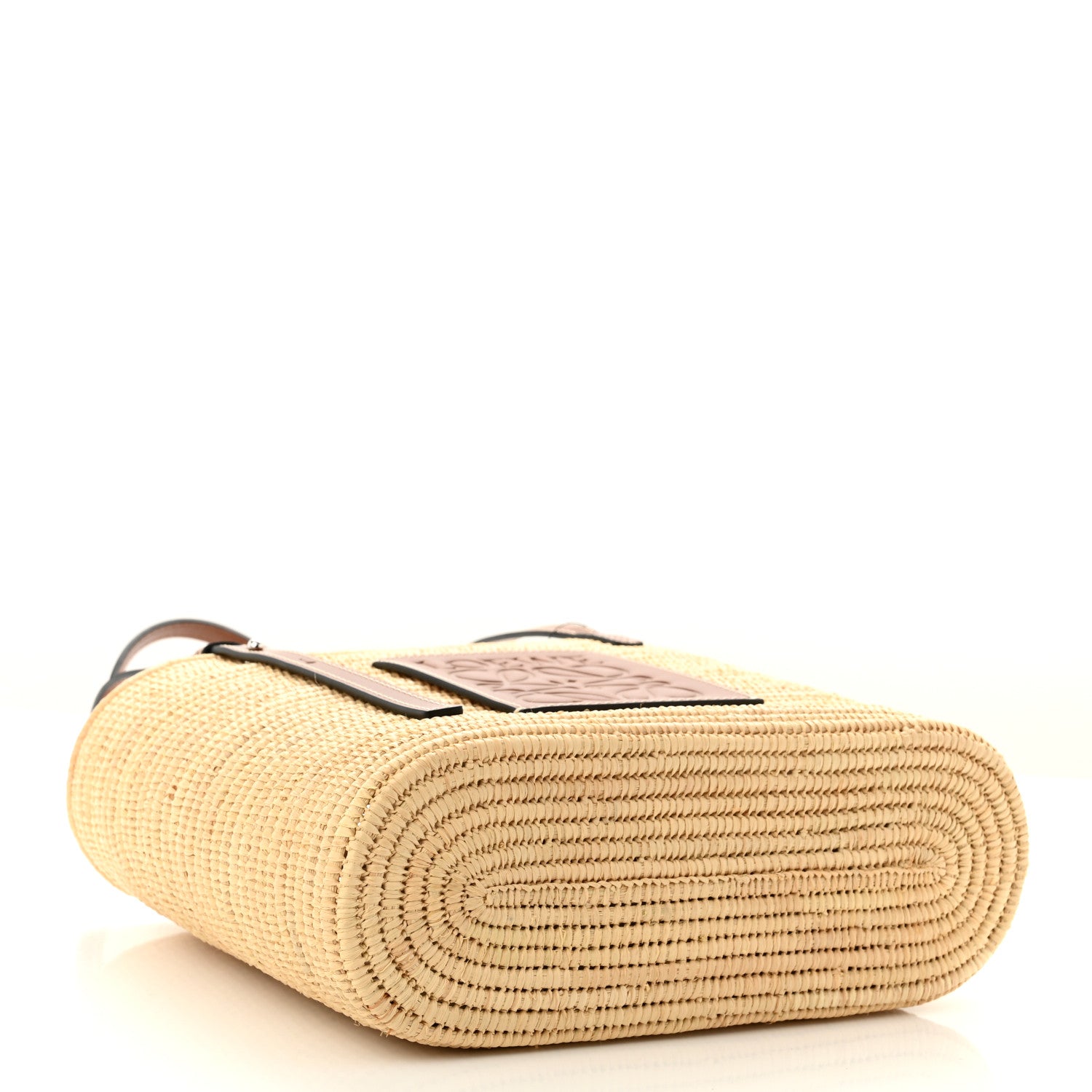 Loewe Raffia Small Square Basket Tote Bag Natural Tan 4 of 10