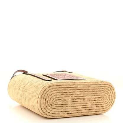 Loewe Raffia Small Square Basket Tote Bag Natural Tan 4 of 10