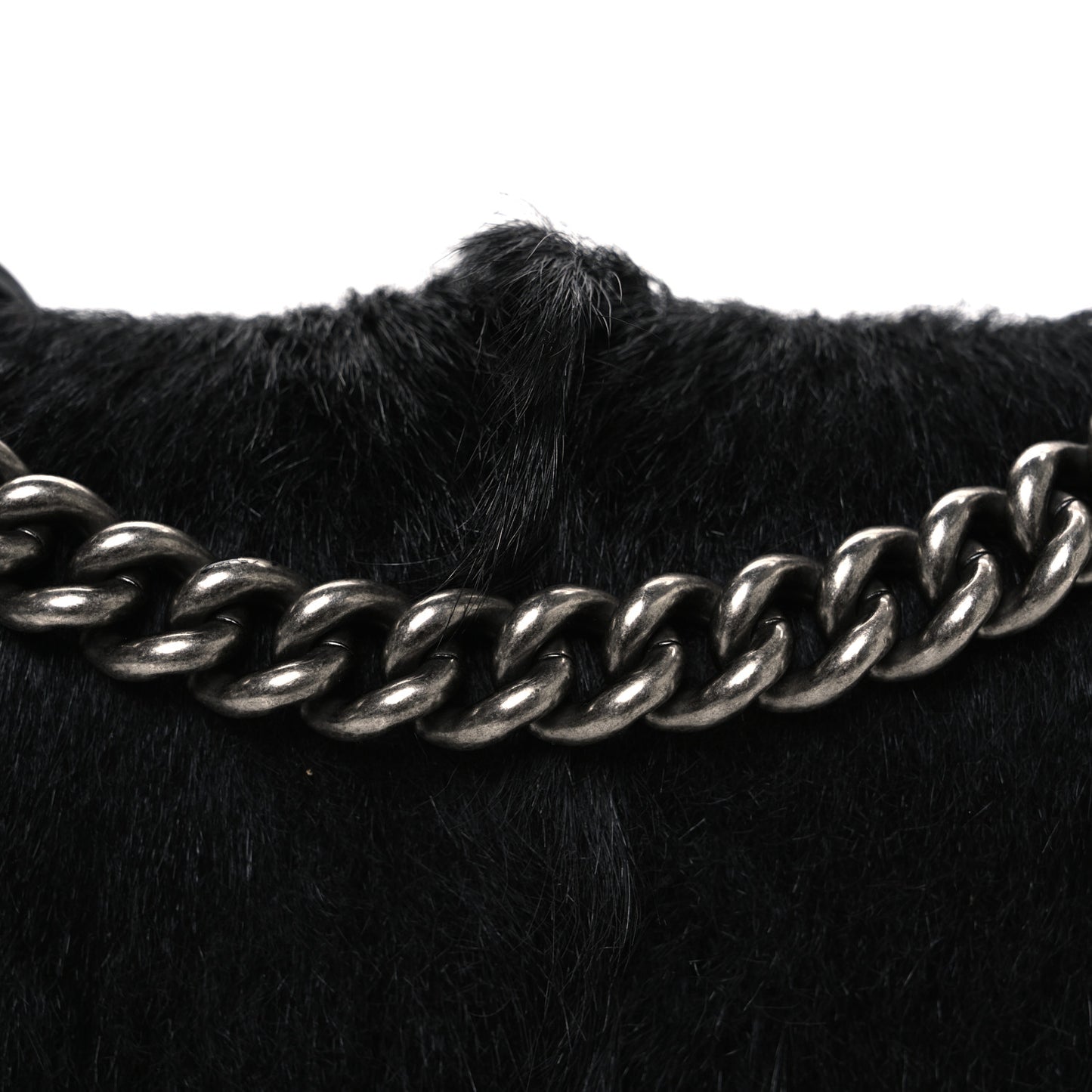 Goat Hair Medium Celtic Boy Flap Black